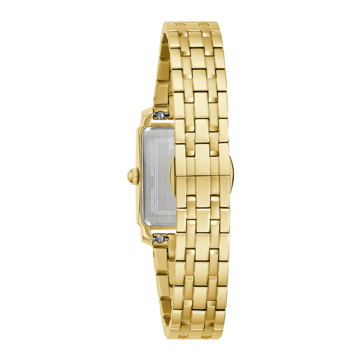 Bulova Sutton Women's 21mm Gold-Tone Bracelet Watch - White Dial - Image 3