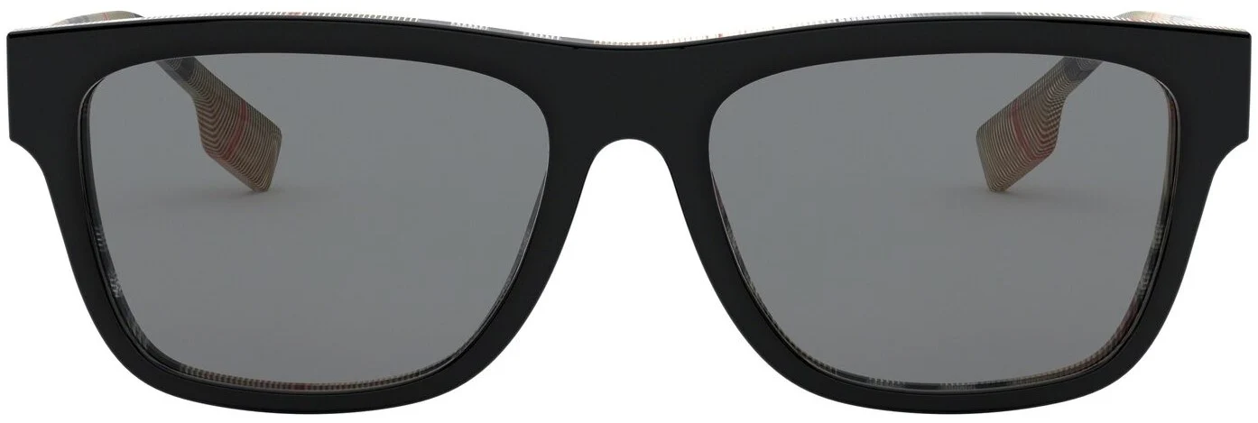 Burberry BE4293 Men's Square Sunglasses- Black/Grey