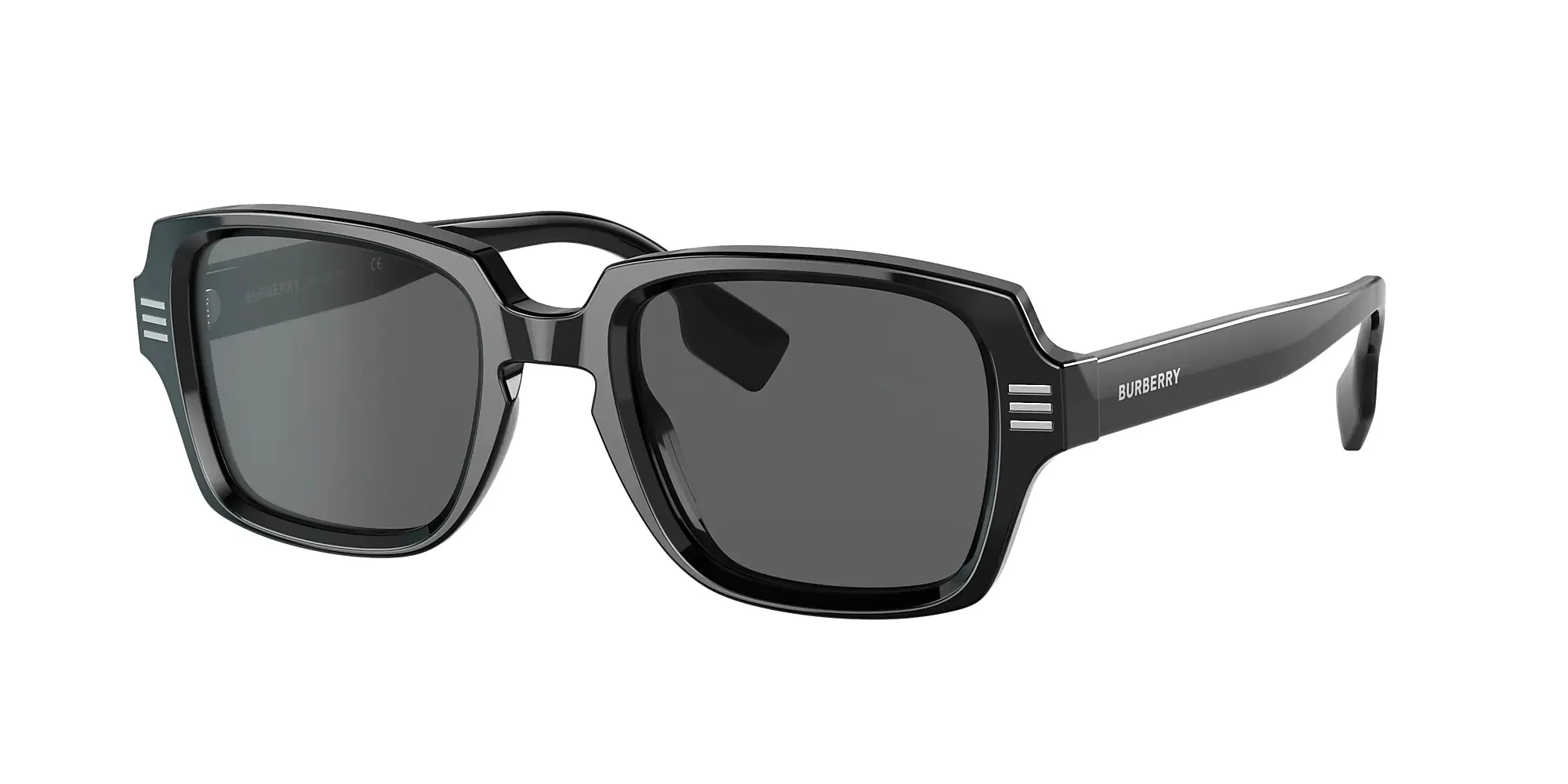 Burberry Eldon Men's BE4349 Rectangle Solid Color Sunglasses