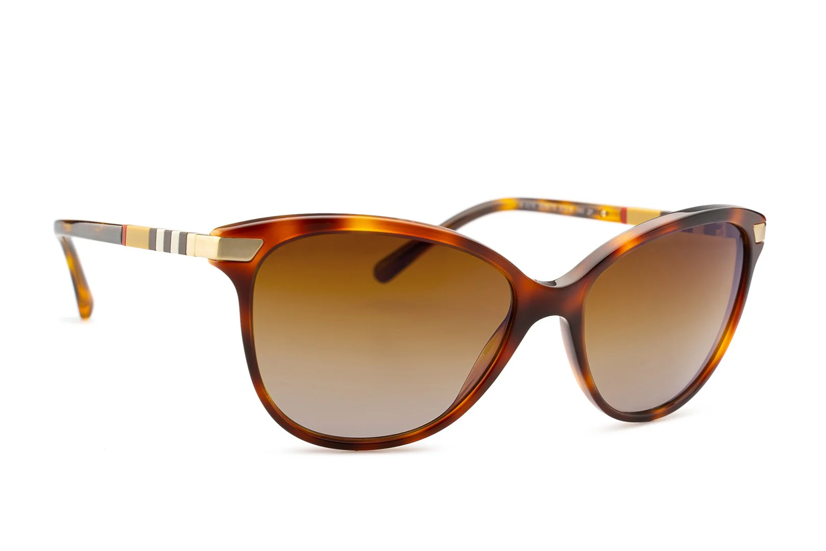 Burberry Women's Cat Eye Sunglasses 0BE4216- Dark Havana/ Brown Gradient - Image 2