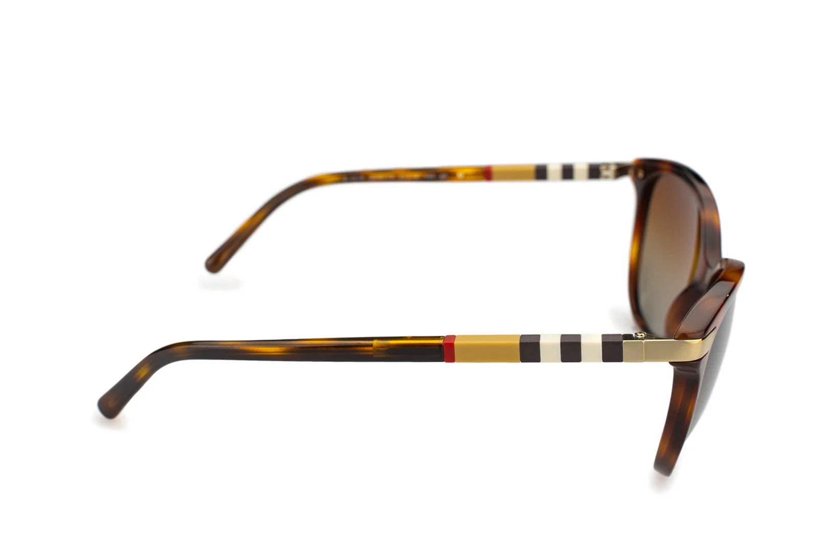 Burberry Women's Cat Eye Sunglasses 0BE4216- Dark Havana/ Brown Gradient - Image 3