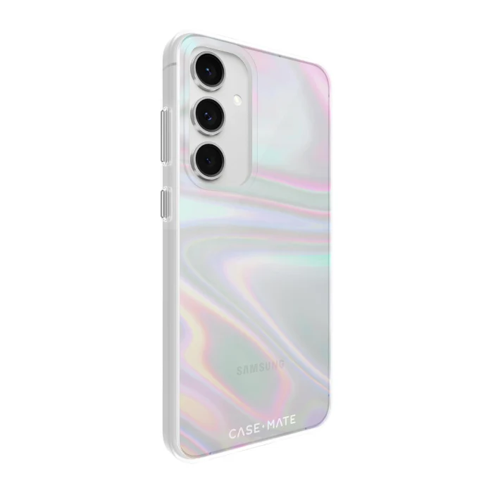 Case-Mate Soap Bubble Case for Samsung Galaxy S24 FE - Iridescent - Image 2