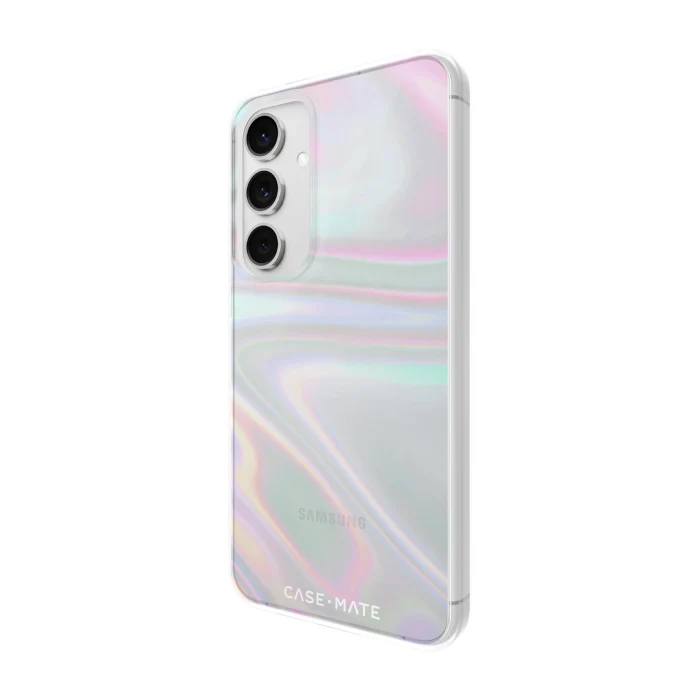 Case-Mate Soap Bubble Case for Samsung Galaxy S24 FE - Iridescent - Image 3