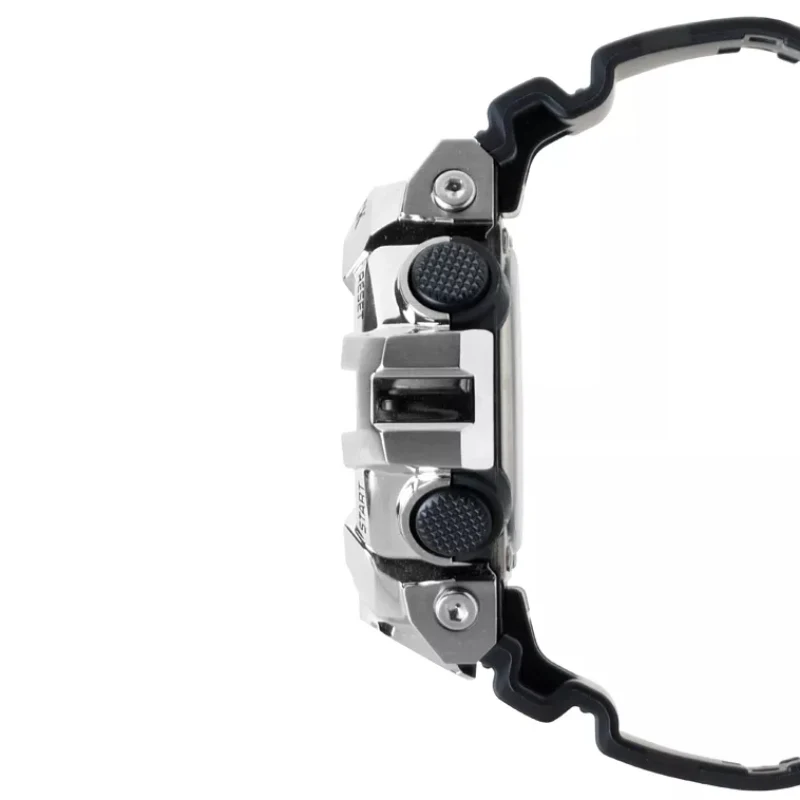 Casio G-Shock G-Steel Men's 53.4mm Black Strap Watch - Silver-Tone Dial - Image 2