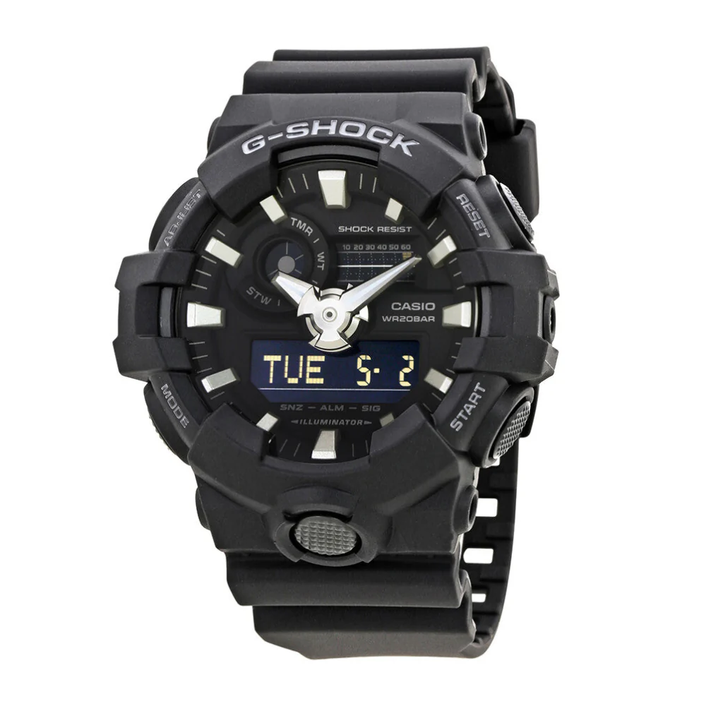 Casio G-Shock Men's 53mm Analog Digital Strap Watch - Black