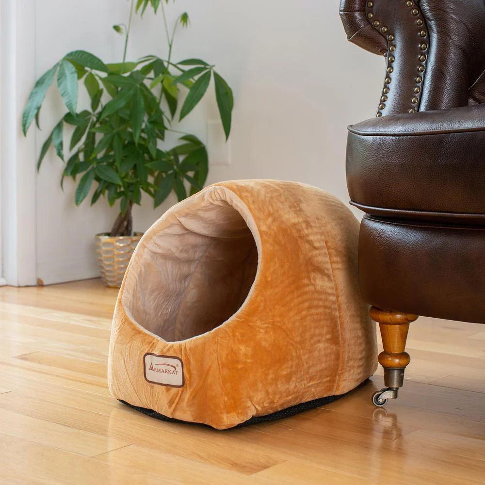 Cat Bed Brown & Ivory - Image 4