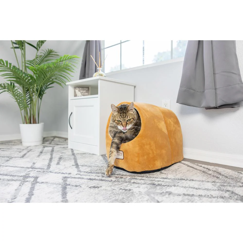 Cat Bed Brown & Ivory - Image 9