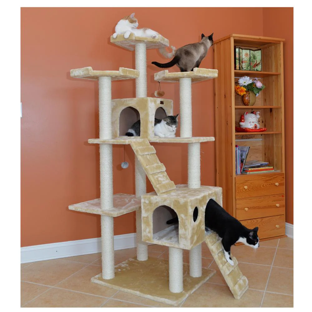 Cat Bed Earth Brown & Beige - Image 14