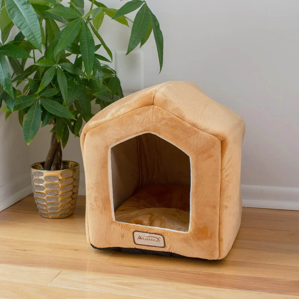 Cat Bed Earth Brown & Beige - Image 5