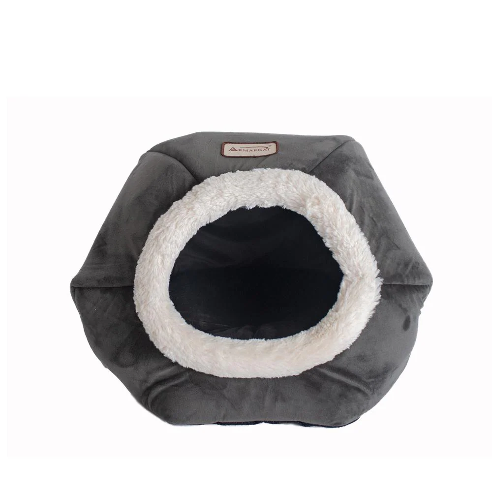 Cat Bed Gray Velvet - Image 5