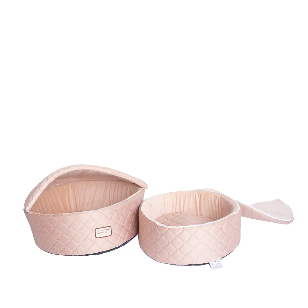 Cat Bed, Medium, Light Apricot