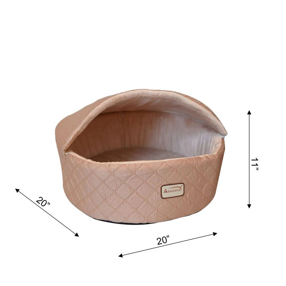 Cat Bed, Medium, Light Apricot - Image 15