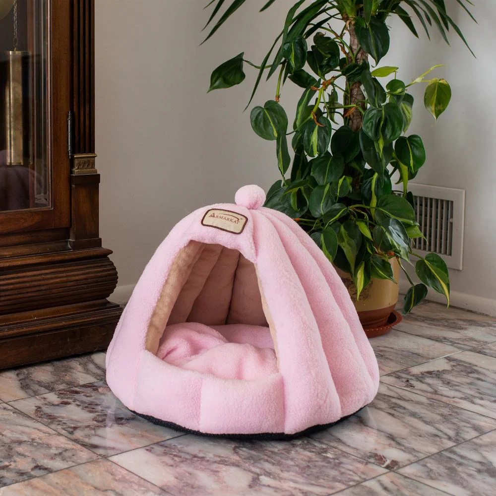 Cat Bed Soft Pink - Image 3