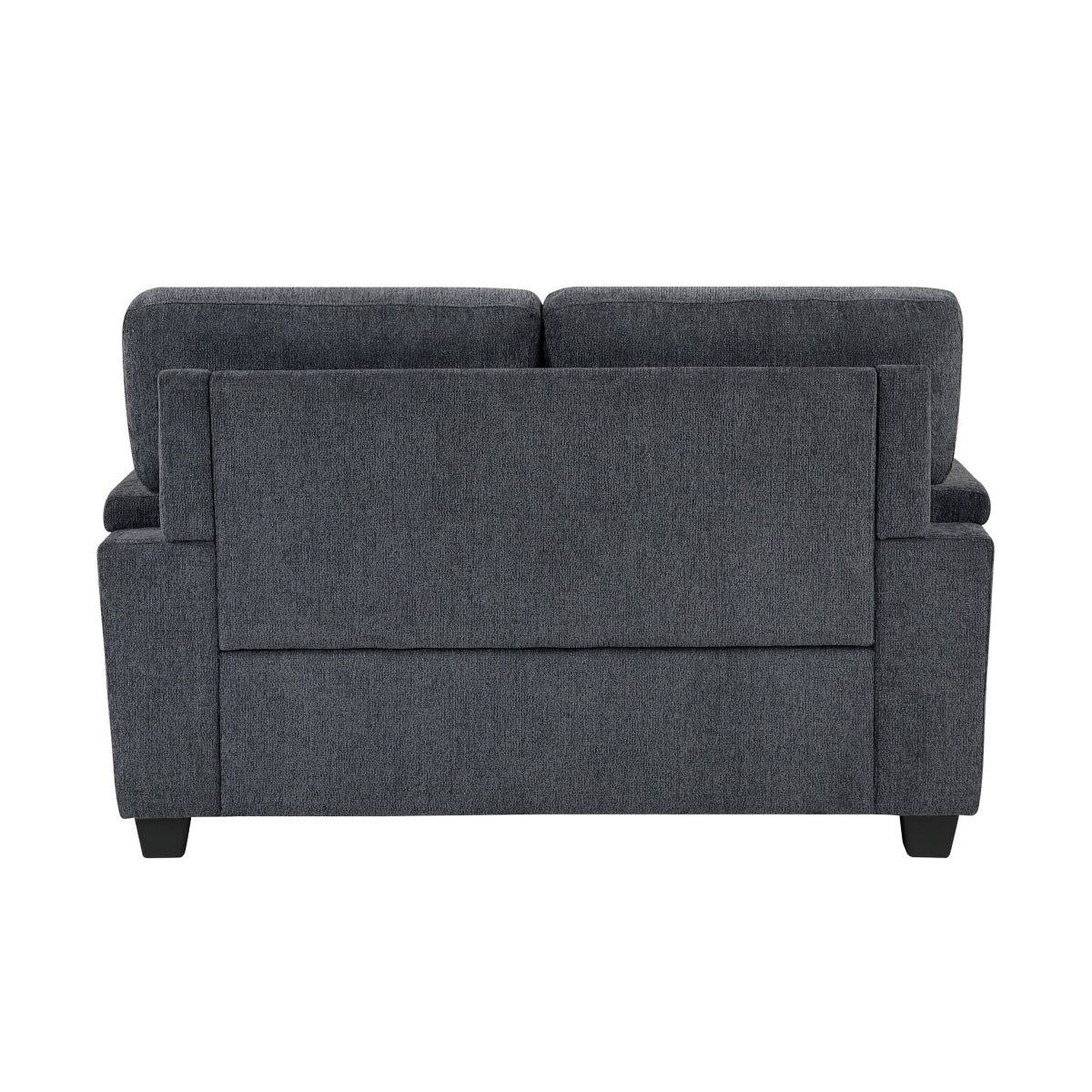 Chelsea 82" Sofa & 60" Loveseat with Decorative Pillows set by Homelegance - Gray - Image 9