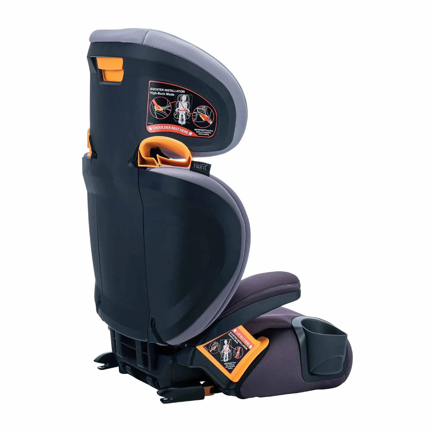 Chicco KidFit ClearTex Plus 2-in-1 Belt Positioning Booster Car Seat - Lilac - Image 5