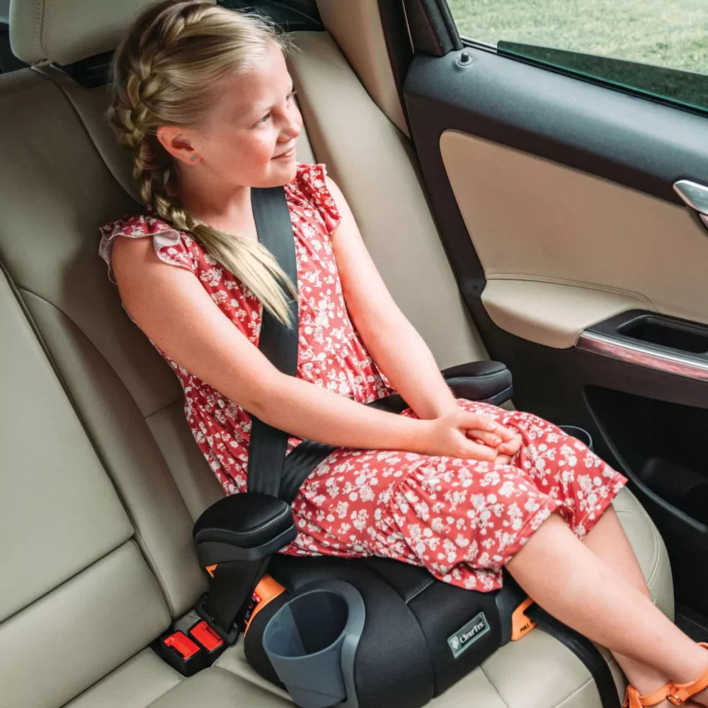 Chicco KidFit ClearTex Plus 2-in-1 Belt-Positioning Booster Car Seat - Obsidian - Image 8