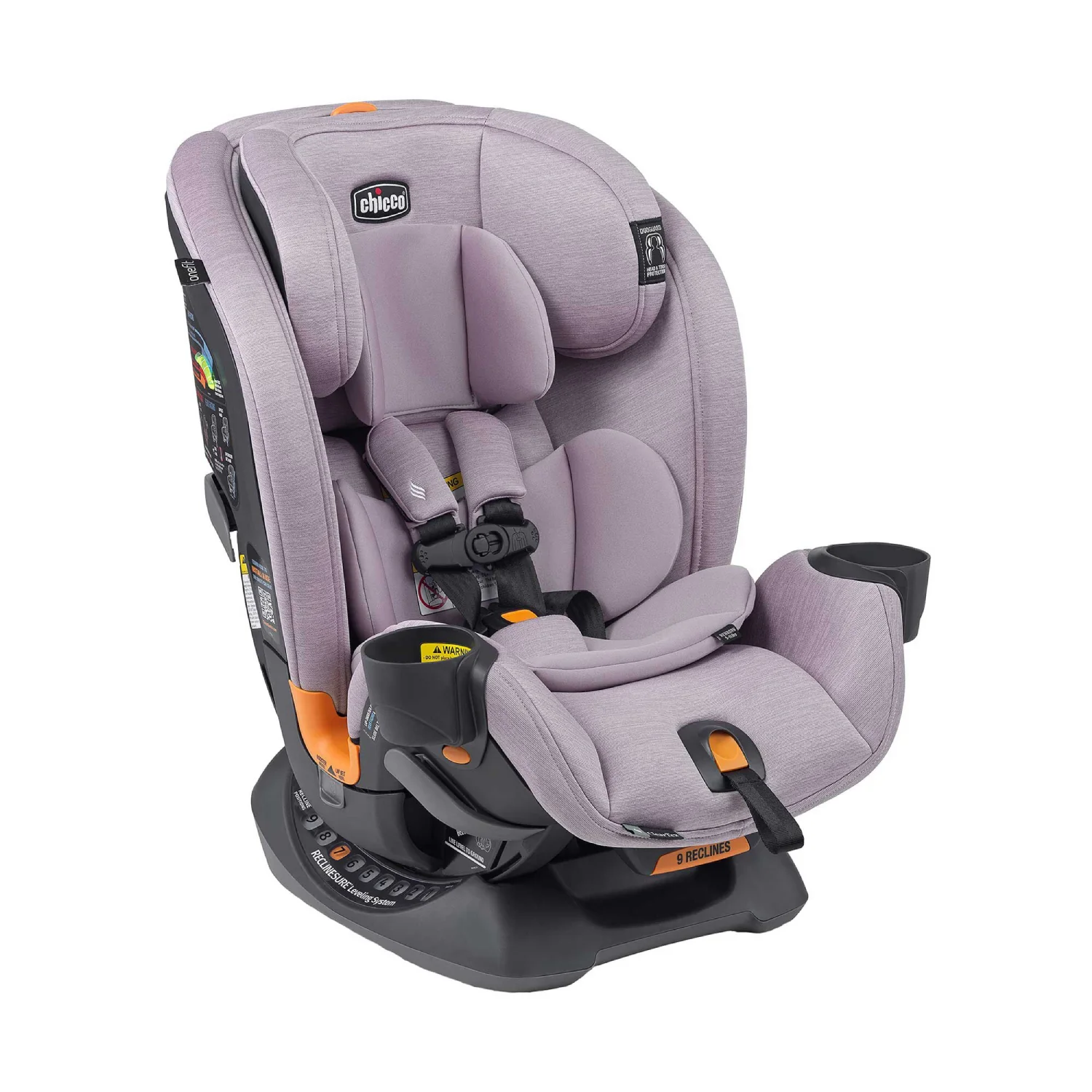 Chicco OneFit ClearTex All-in-One Car Seat - Lilac - Image 3