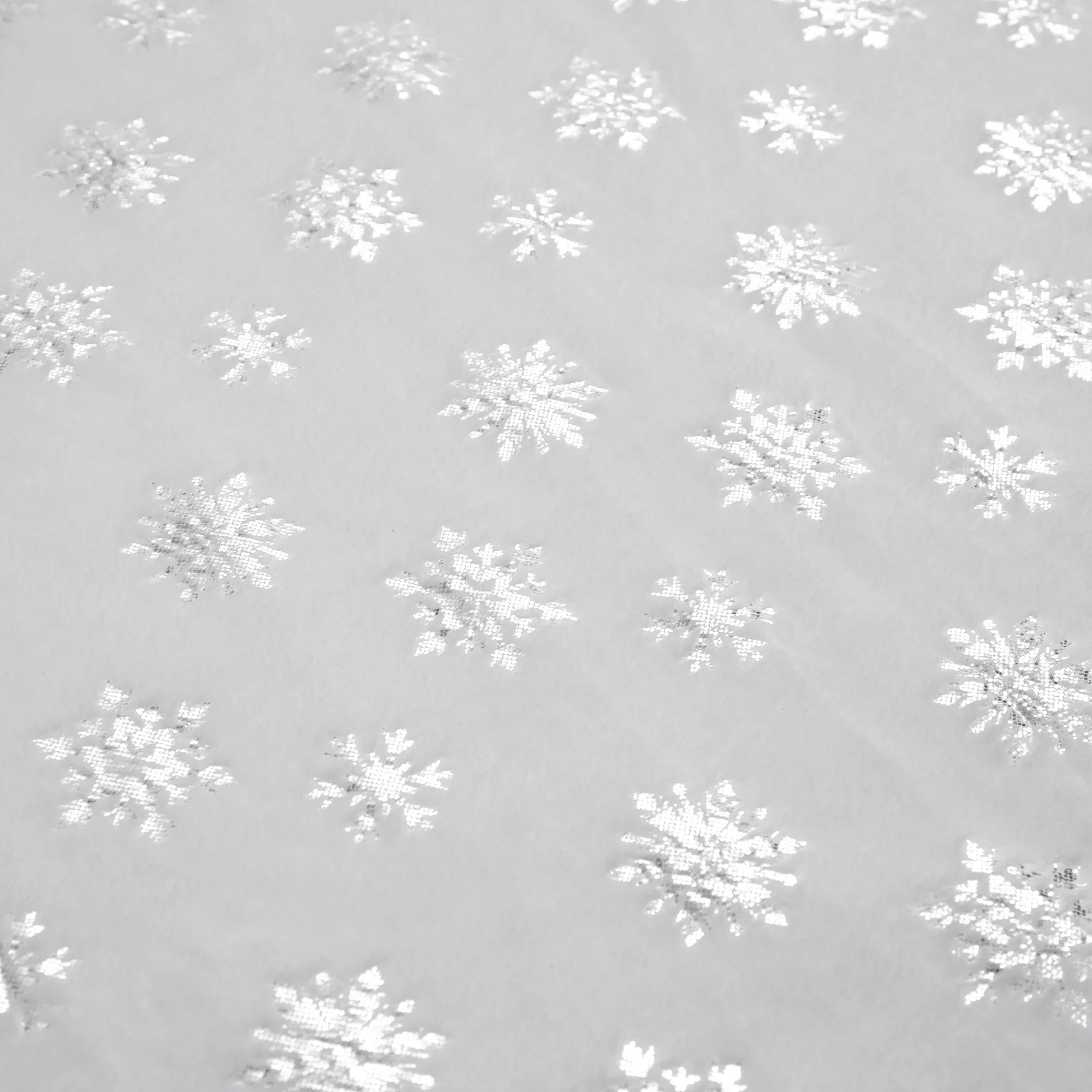 Christmas Throw Blanket - Snowflake White - Image 4