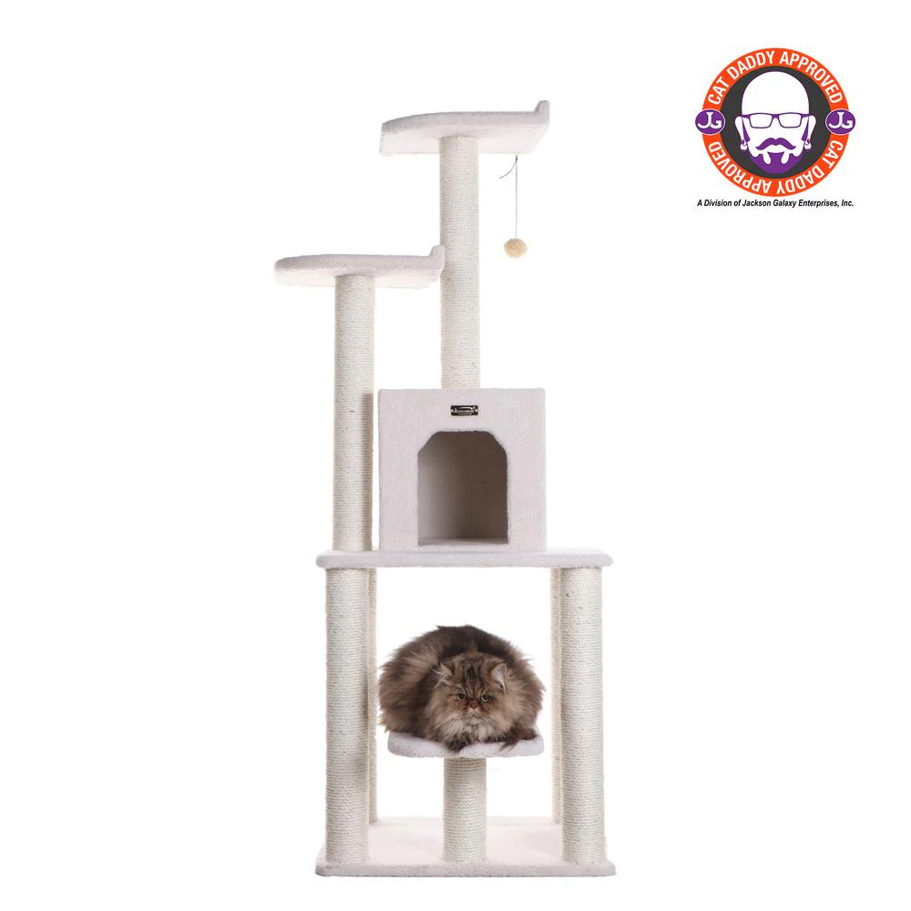 Classic Real Wood Cat Tree, Jackson Galaxy Approved, Five Levels - Image 9