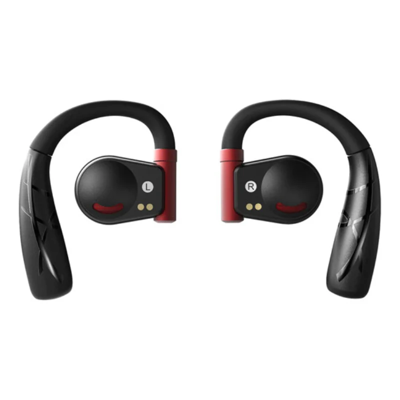 Cleer Arc II Sport True Wireless Open-the-Ear Earbuds - Red/Black - Image 3