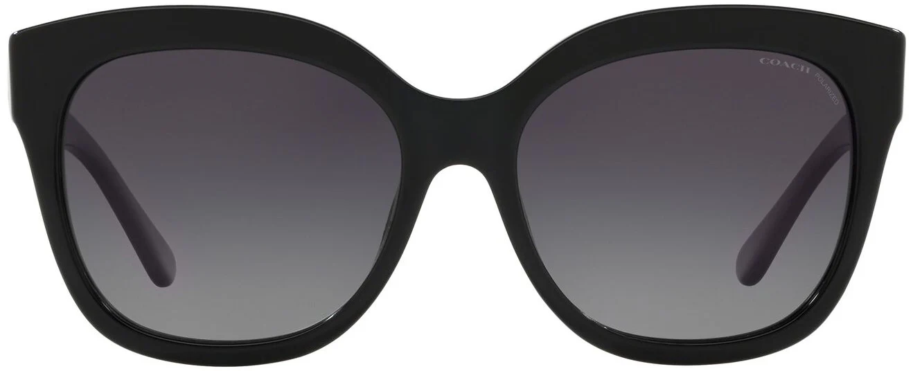 Coach 0HC8264 Women's Sunglasses - Black/ Polar Gray Gradient