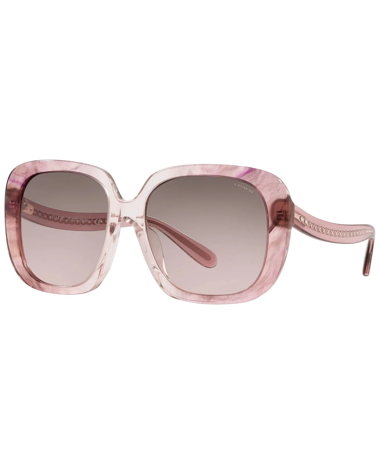 Coach 0HC8323U Ombre Sunglasses - Transparent Pink - Image 2