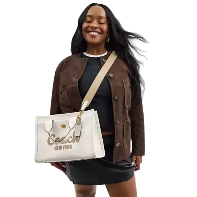 Coach Cargo Tote Bag with Protective Feet - Image 6