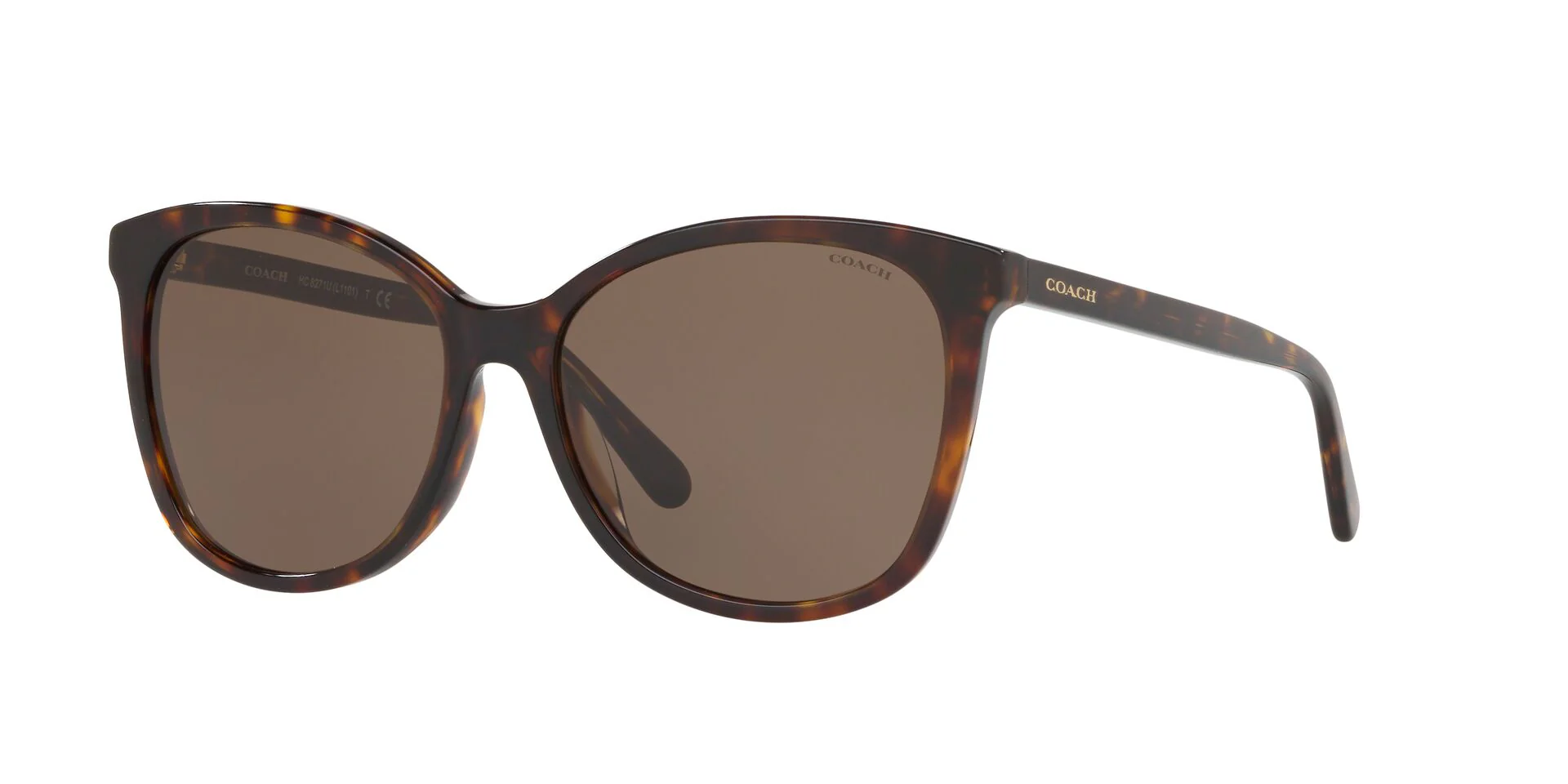 Coach HC8271U Women's Sunglasses - Dark Brown - Image 2