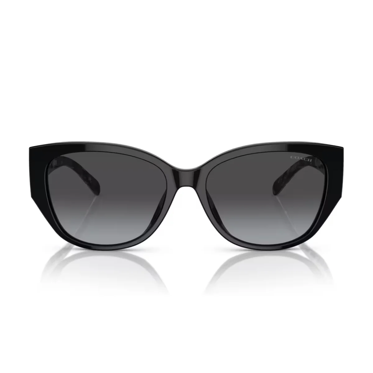 Coach Women's Rectangle Sunglasses, Gray Gradient