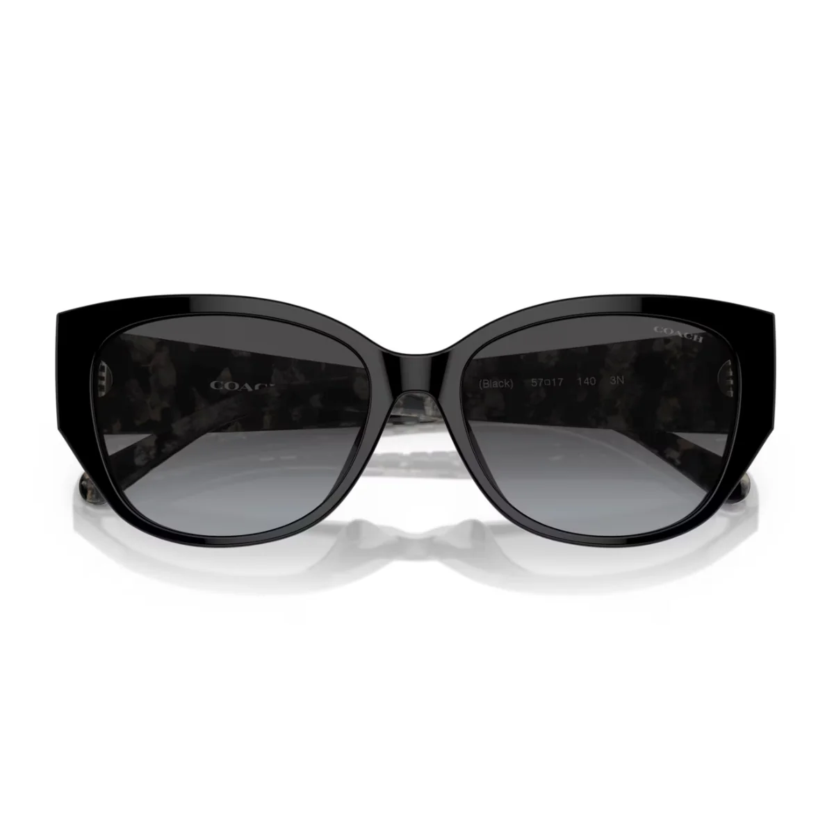 Coach Women's Rectangle Sunglasses, Gray Gradient - Image 2