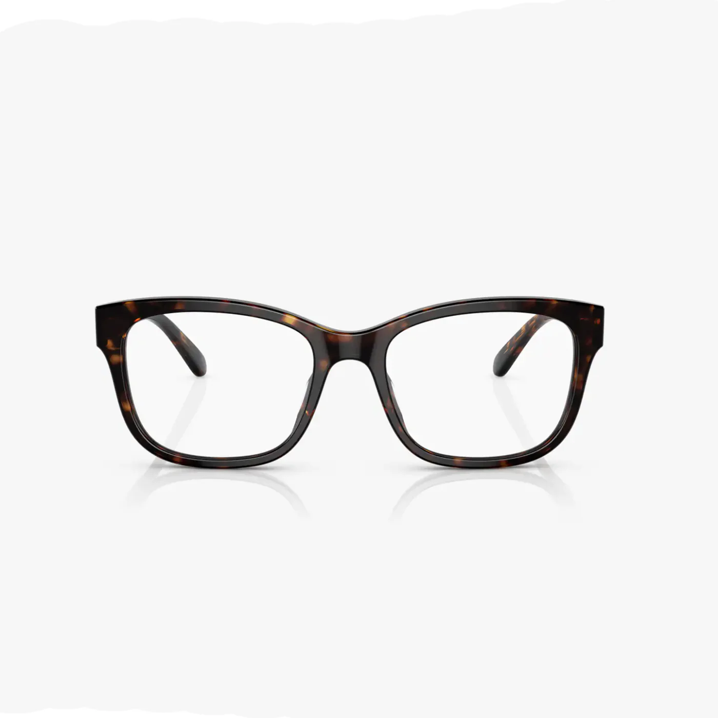 Coach Women's Square Eyeglasses, Dark Tortoise