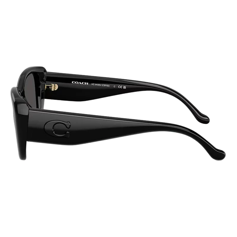 Coach Women's Square Solid Color Sunglasses - Image 3