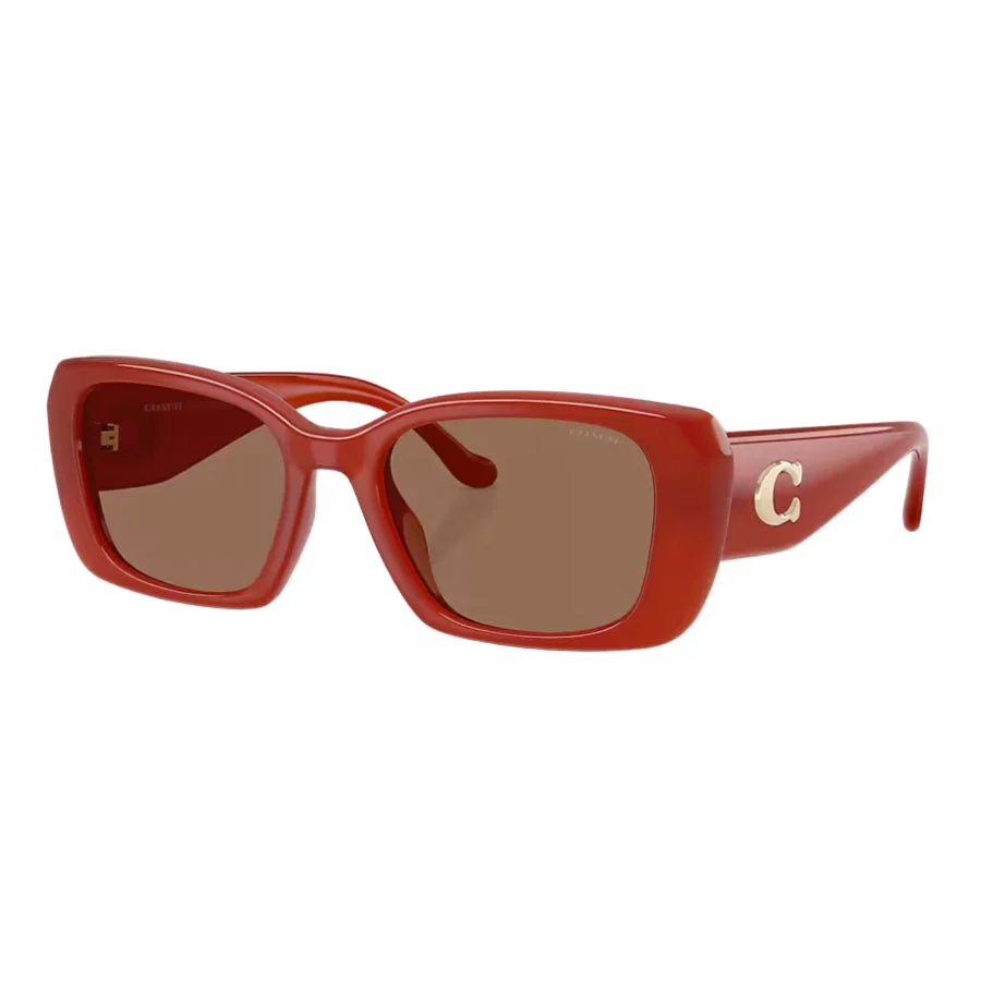 Coach Women's Square Solid Color Sunglasses - Image 6