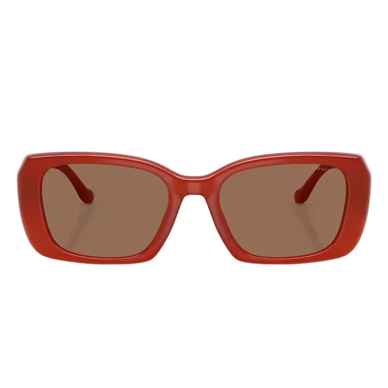 Coach Women's Square Solid Color Sunglasses - Image 7