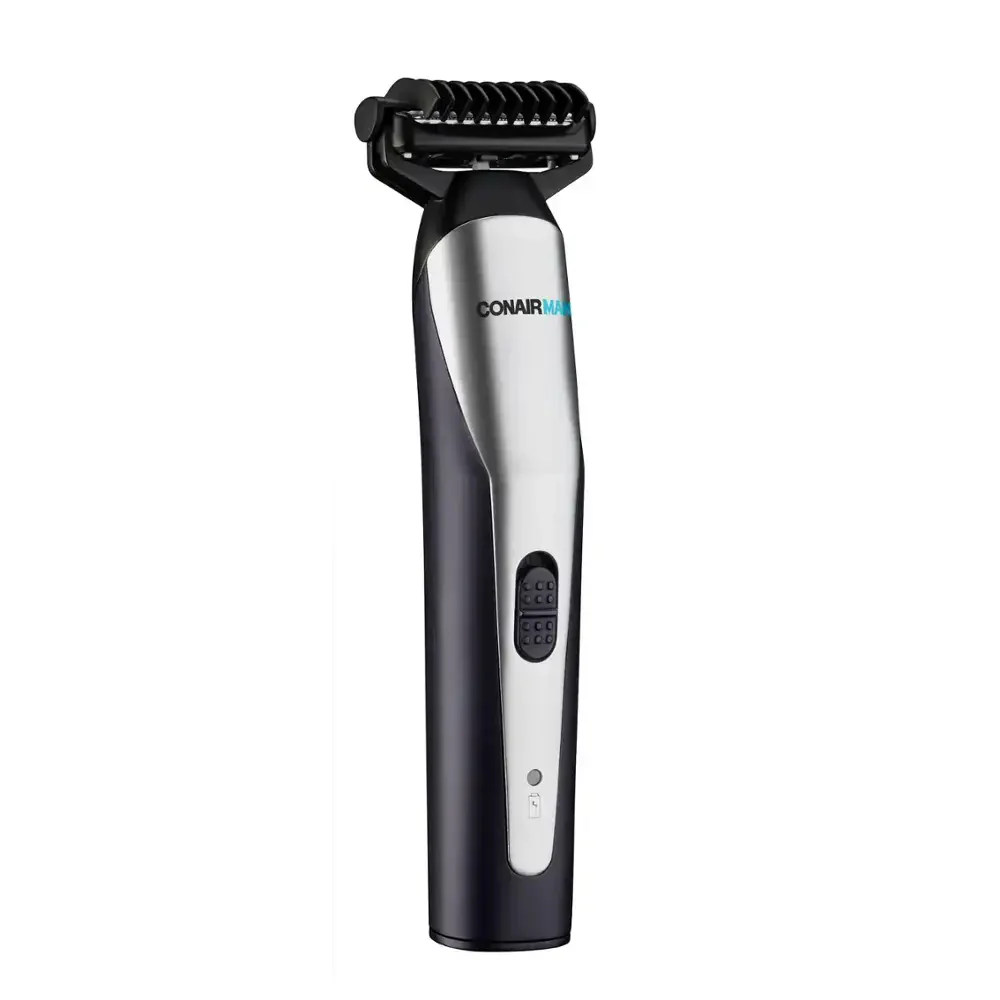 Conair ConairMan Men's Lithium-Ion Powered All-in-1 Face and Body Trimmer - Silver - Image 7