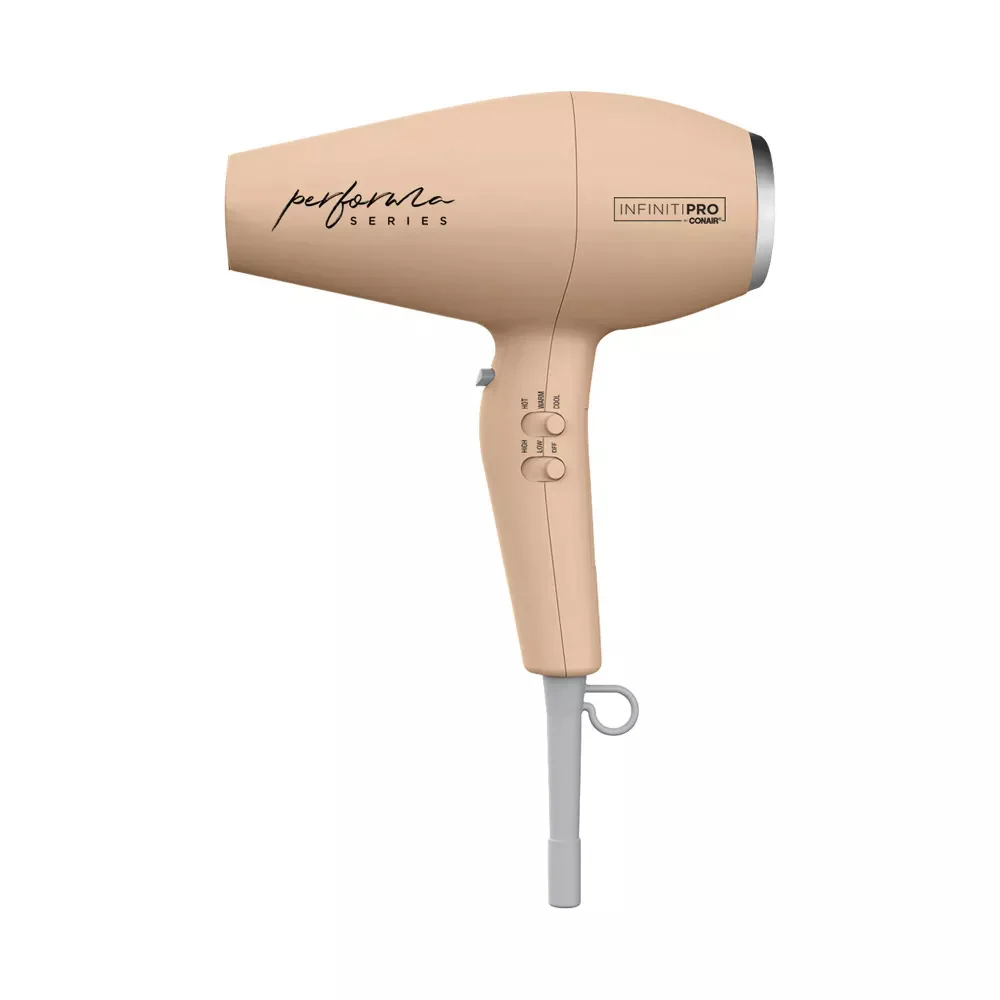 Conair InfinitiPRO Performa Series Ionic Dryer with 3 Attachments - Peach - Image 2