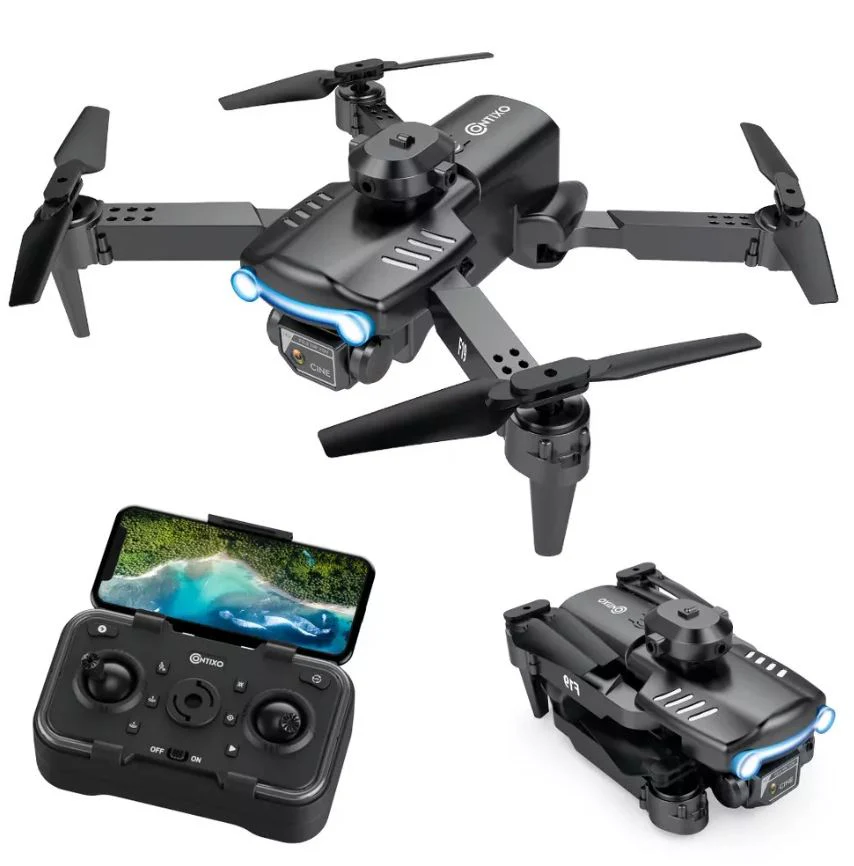 Contixo F19 GPS Drone with Remote Controller - Black/Silver - Image 6