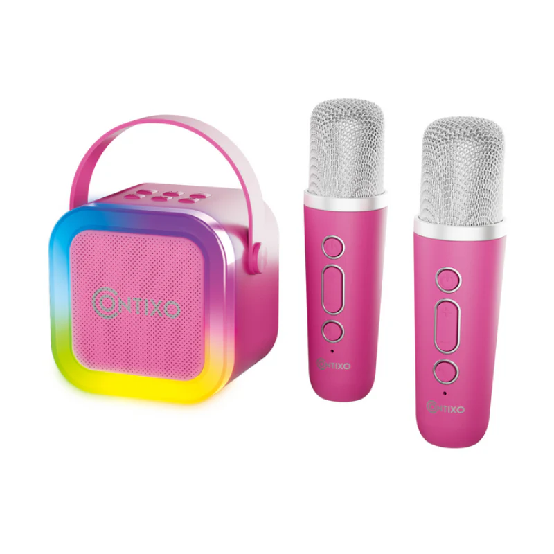 Contixo Kids Bluetooth Karaoke Speaker with Two Wireless Microphones - Image 7