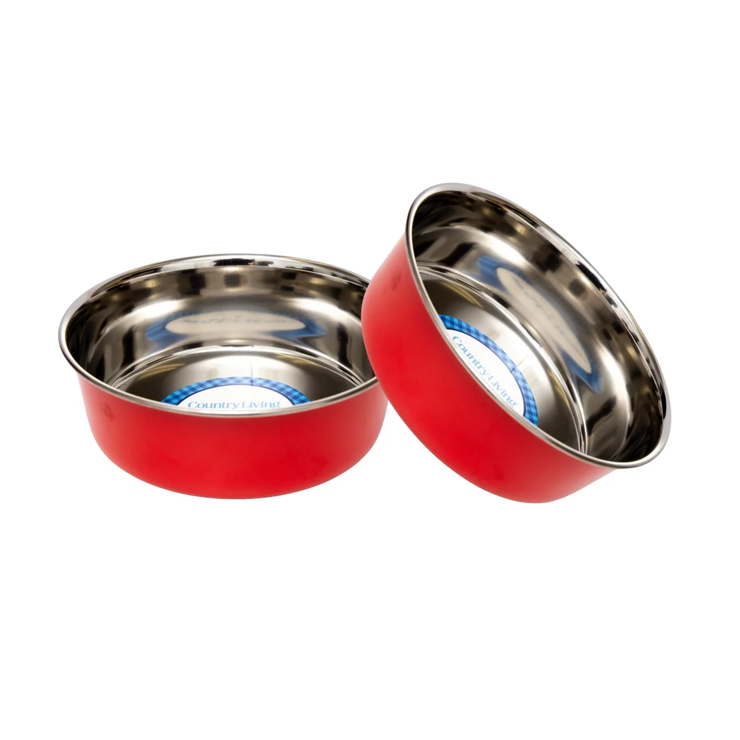Country Living Set of 2 Heavy Gauge Stainless Steel Dog Bowls - Perfect for Food & Water - Image 10