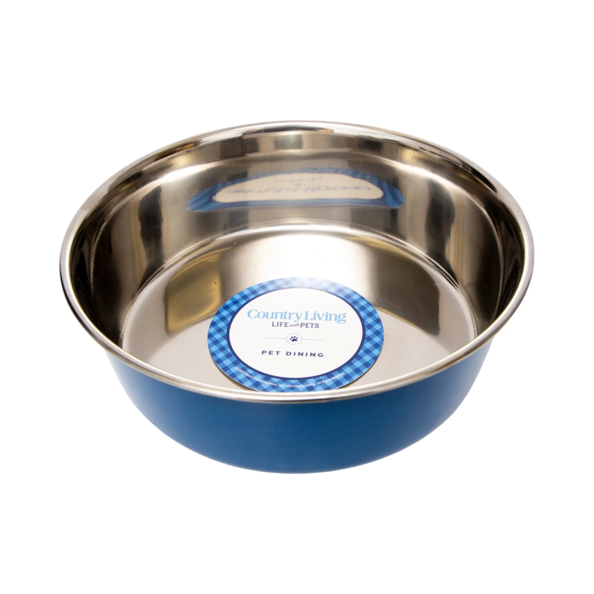 Country Living Set of 2 Heavy Gauge Stainless Steel Dog Bowls - Perfect for Food & Water - Image 2