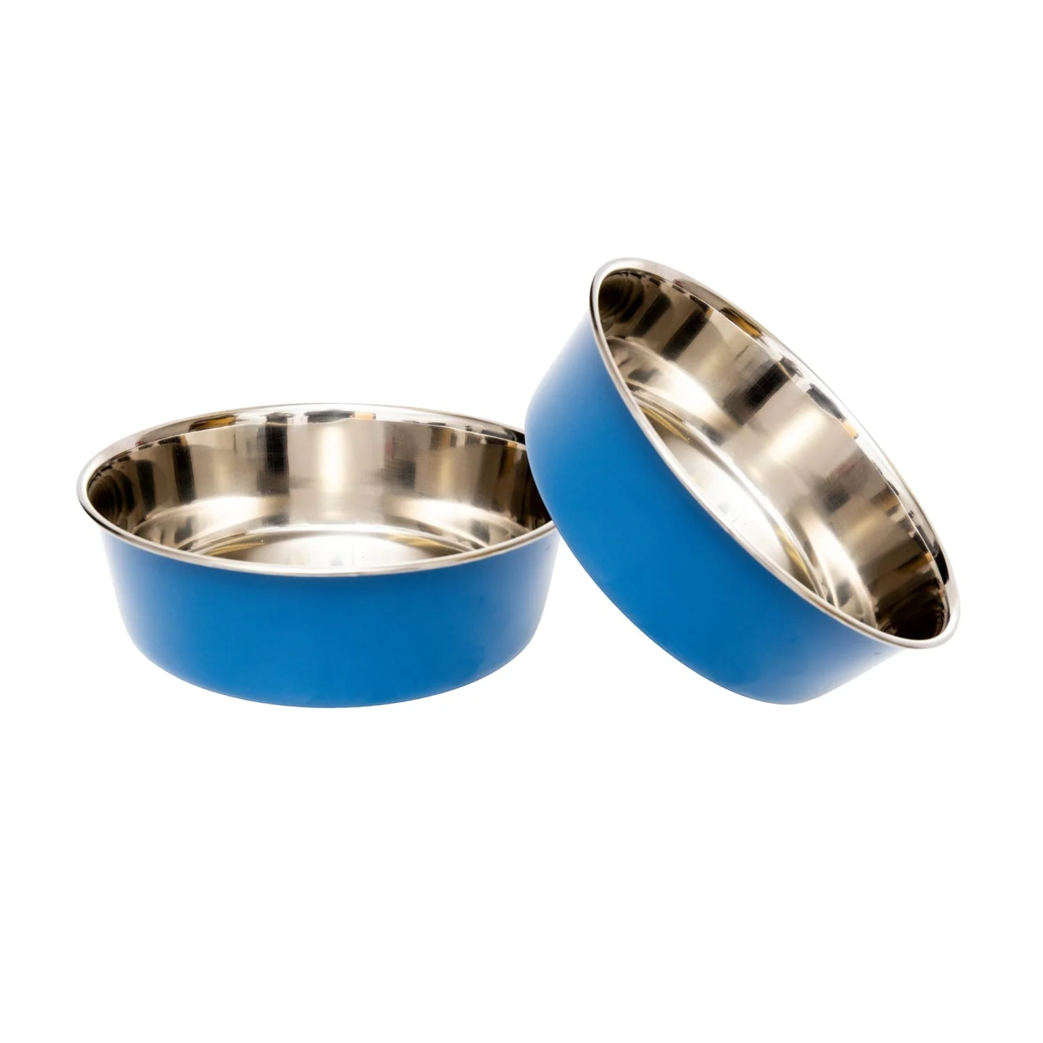 Country Living Set of 2 Heavy Gauge Stainless Steel Dog Bowls - Perfect for Food & Water - Image 3