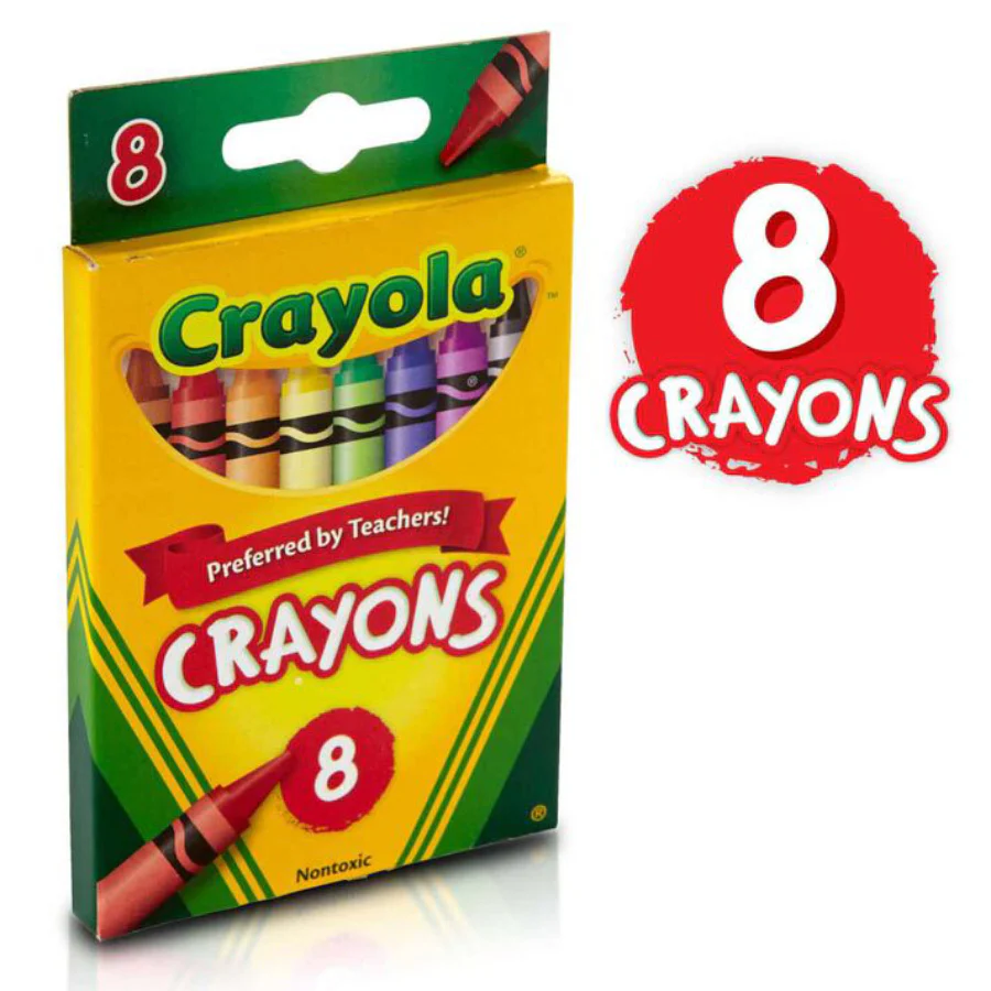 Crayola Crayons (8-Pieces) - Multicolor - Image 3