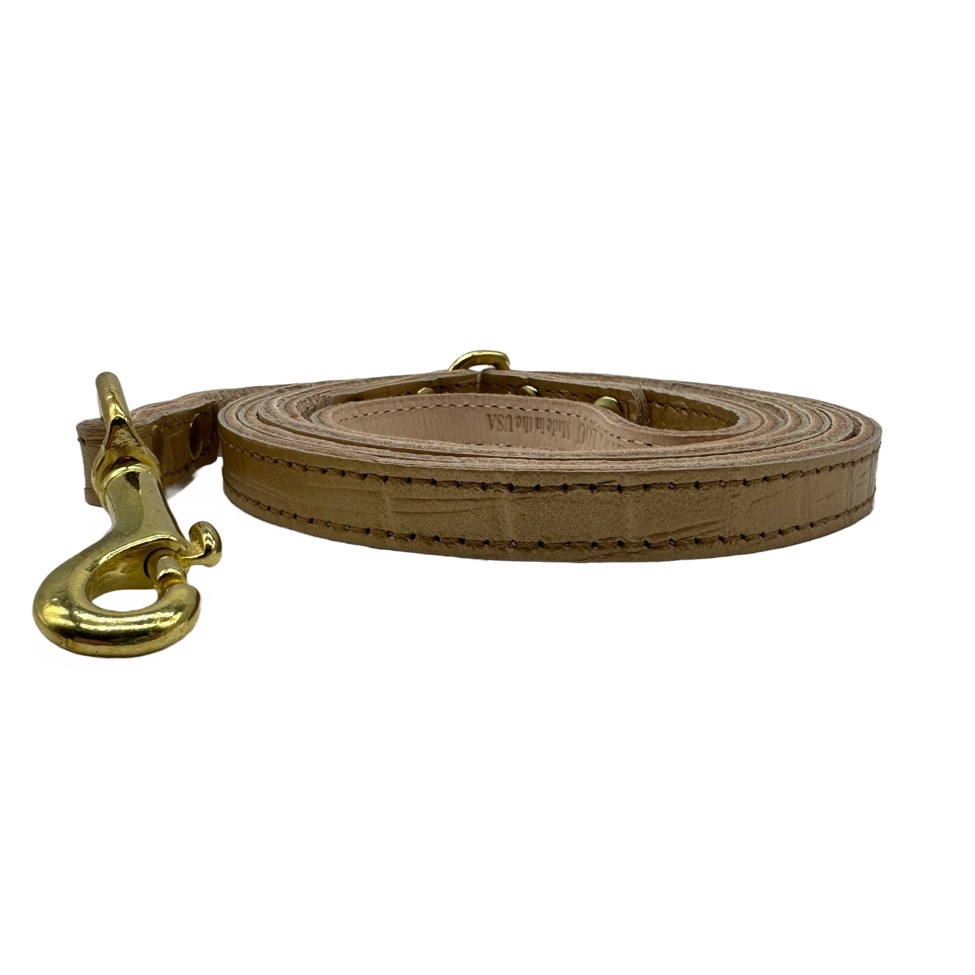Croc Leather Dog Leashes - Image 4