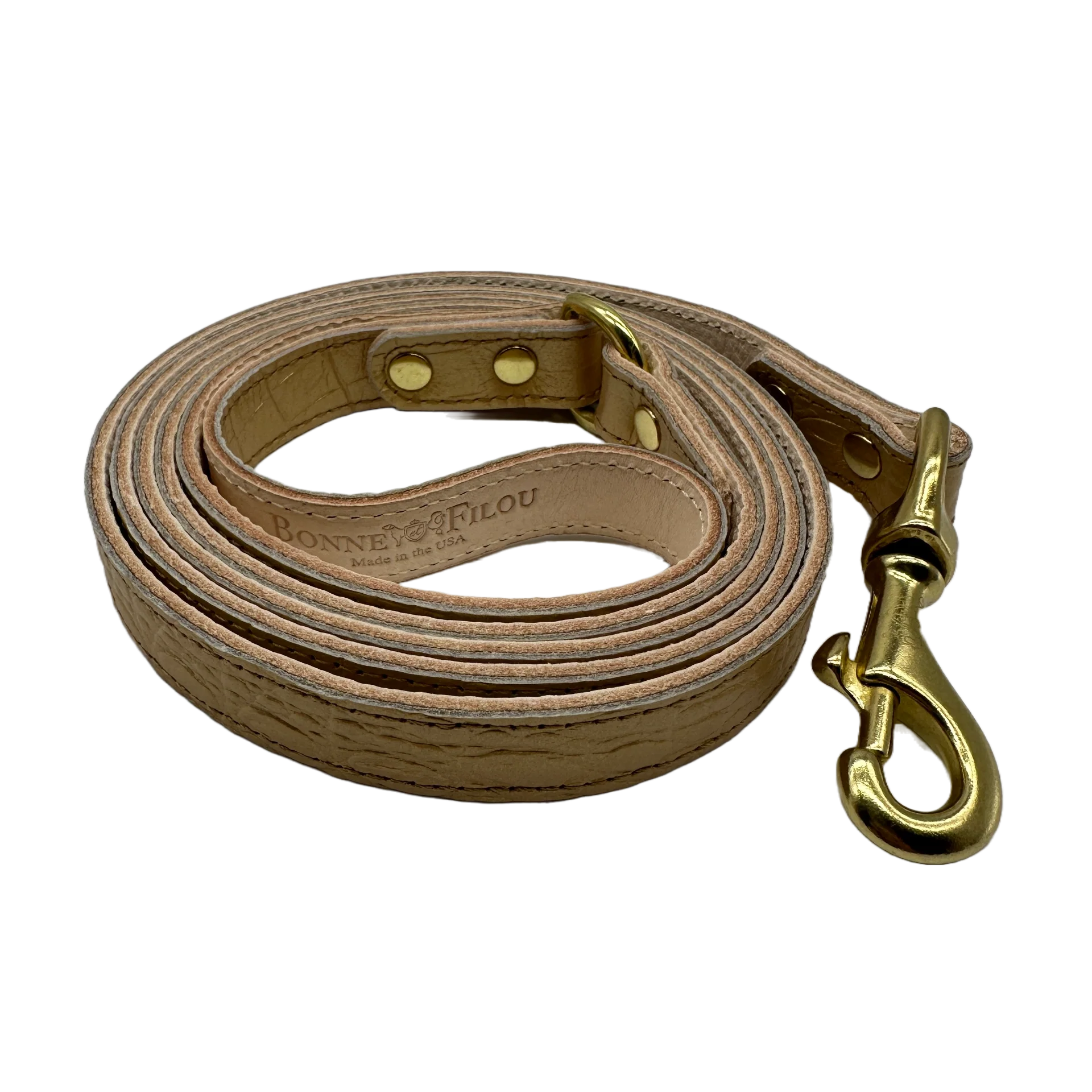 Croc Leather Dog Leashes - Image 5