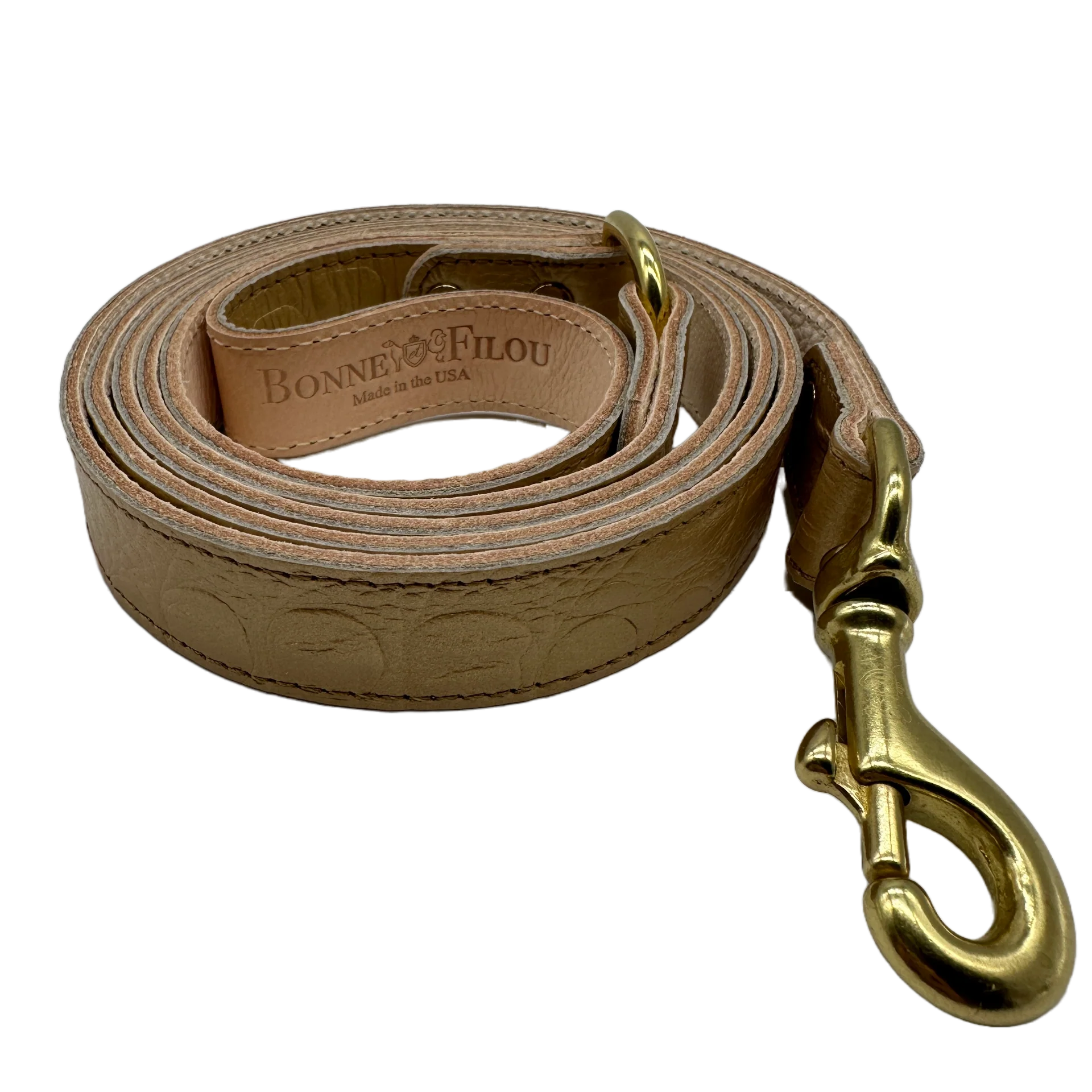 Croc Leather Dog Leashes - Image 6