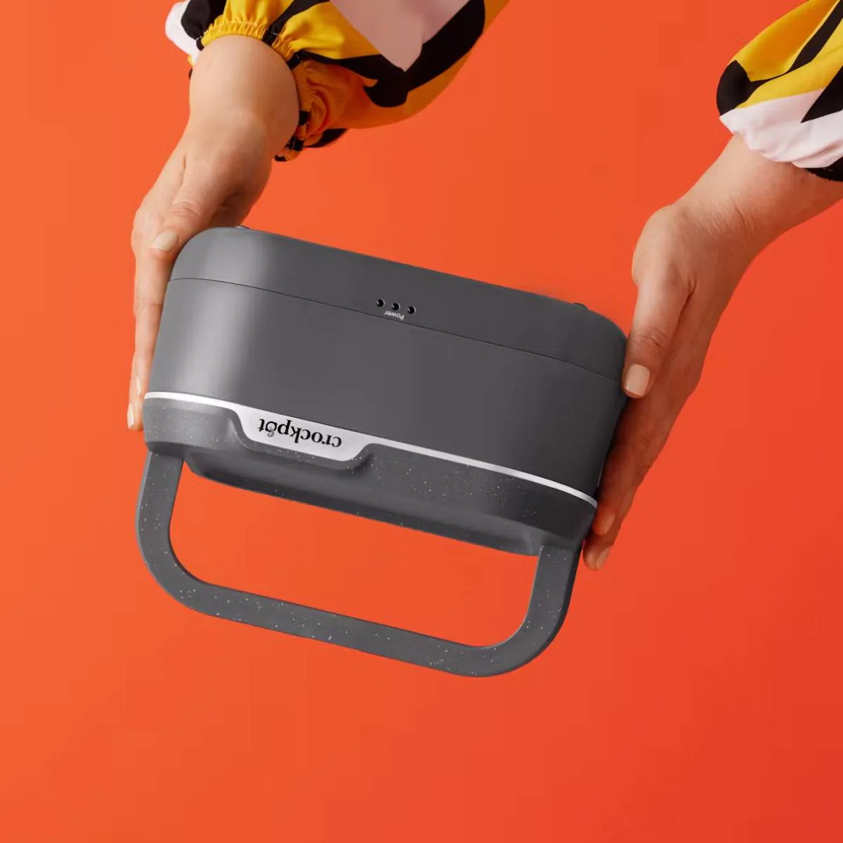 Crock-Pot Go Electric Lunch Box with Detachable Cord- Mussel Gray - Image 4