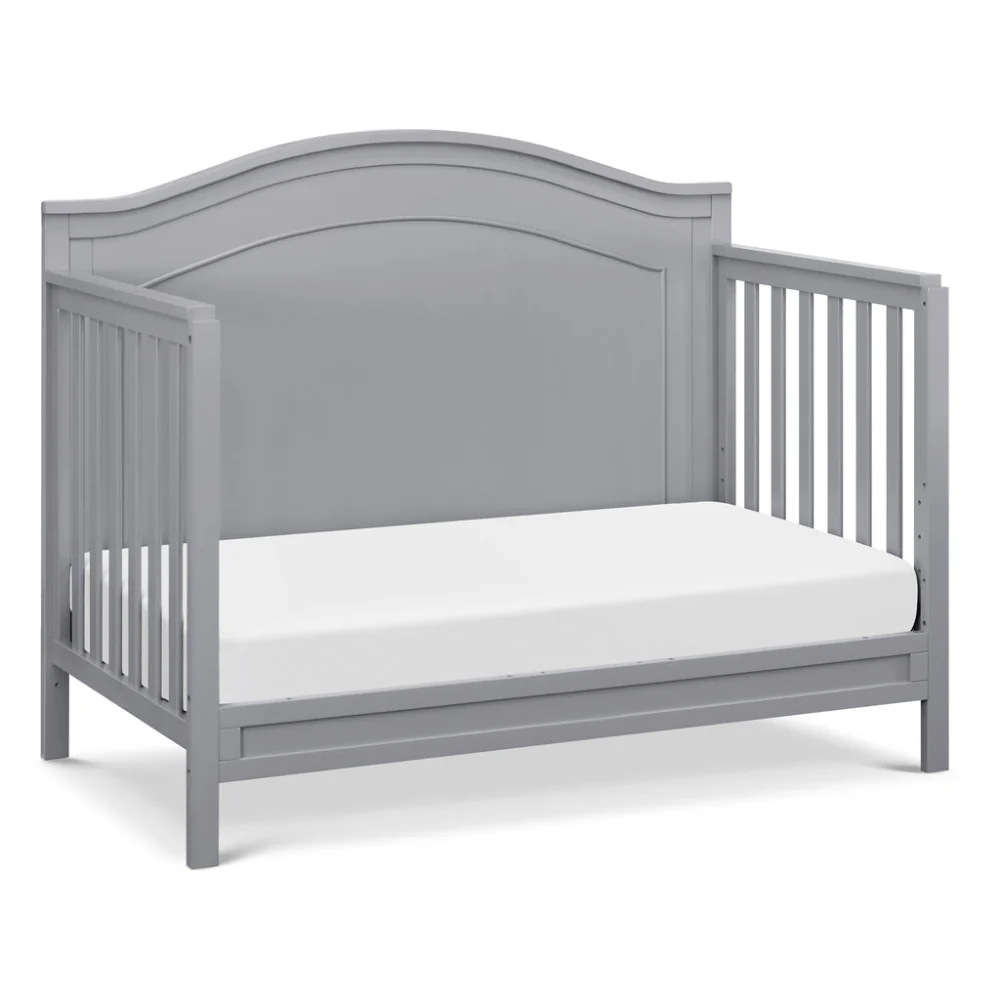 DaVinci Charlie Gray 4-in-1 Convertible Wooden Crib - Image 4