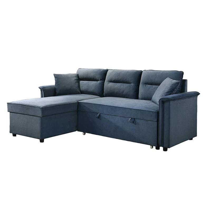 Delmar Chaise Sofa with Storage by Best Home - Blue - Image 3