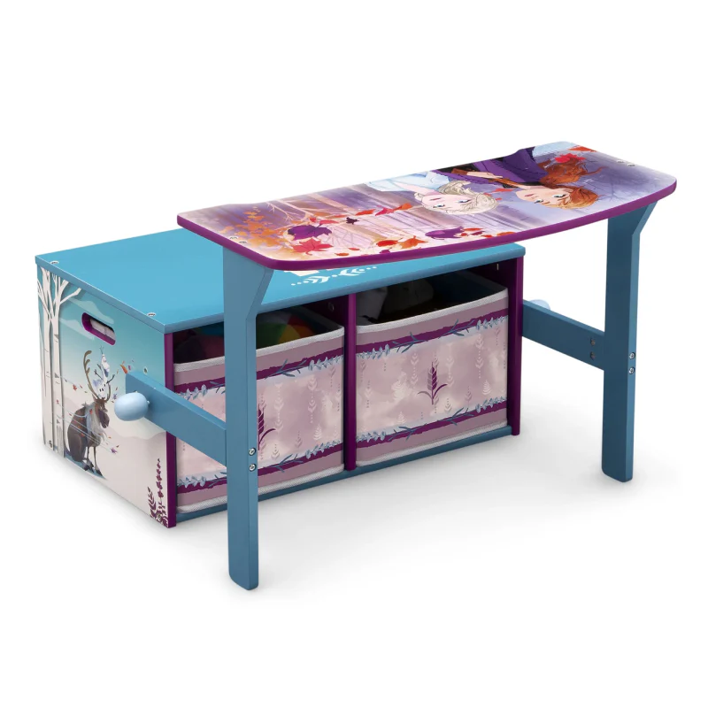 Delta Children Disney Frozen II Convertible Activity Bench - Image 2
