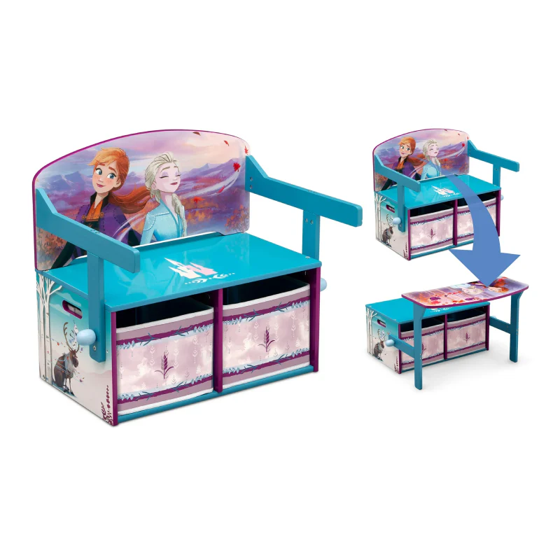 Delta Children Disney Frozen II Convertible Activity Bench - Image 5